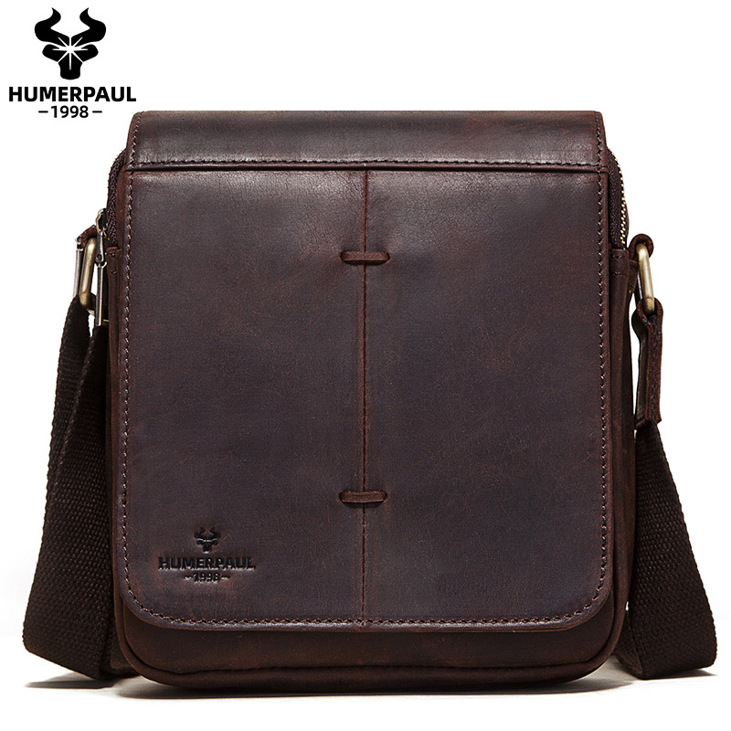Luxury Bags For Men Brands - Винтажные кожаные мужские сумки Crazy Horse