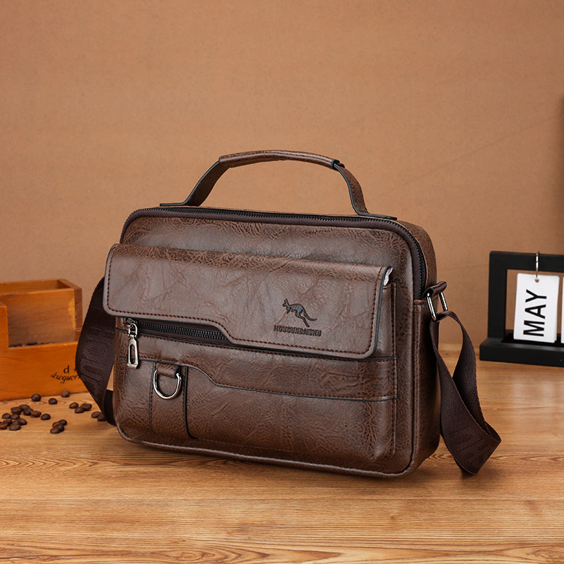 Luxury Bags For Men Brands - Роскошные брендовые сумки-мессенджеры кенгуру, мужская кожаная
