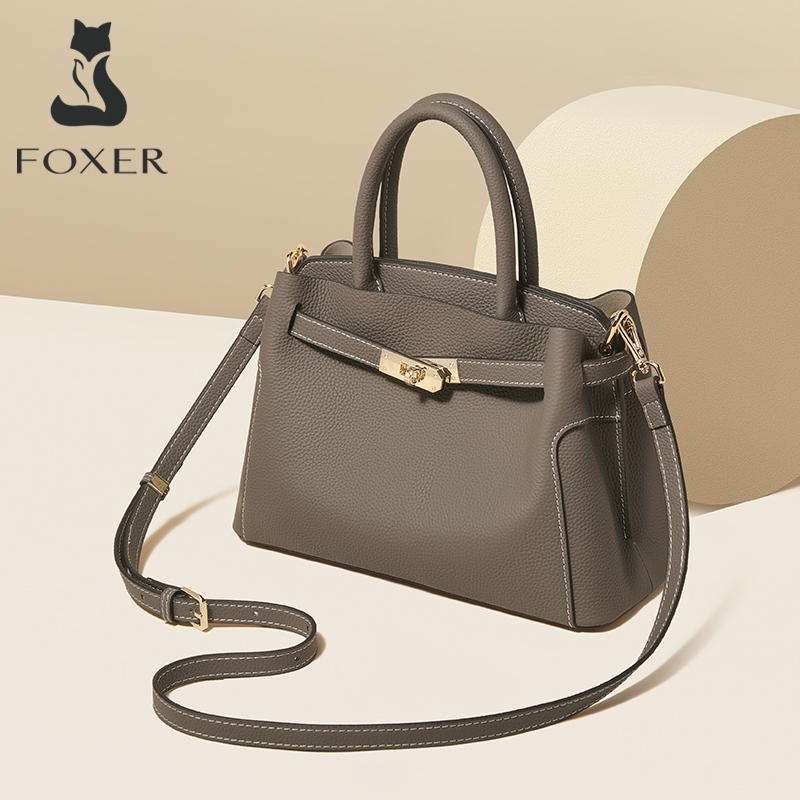 Luxury Bags For Women Sale - Женская сумка FOXER из натуральной кожи,