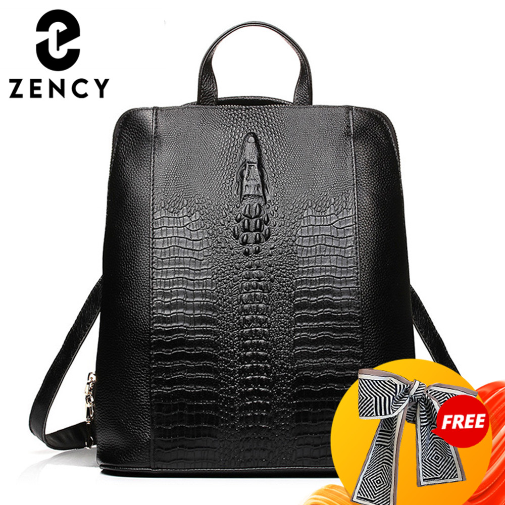 Genuine Leather Backpack - Рюкзак Zency из 100% натуральной кожи