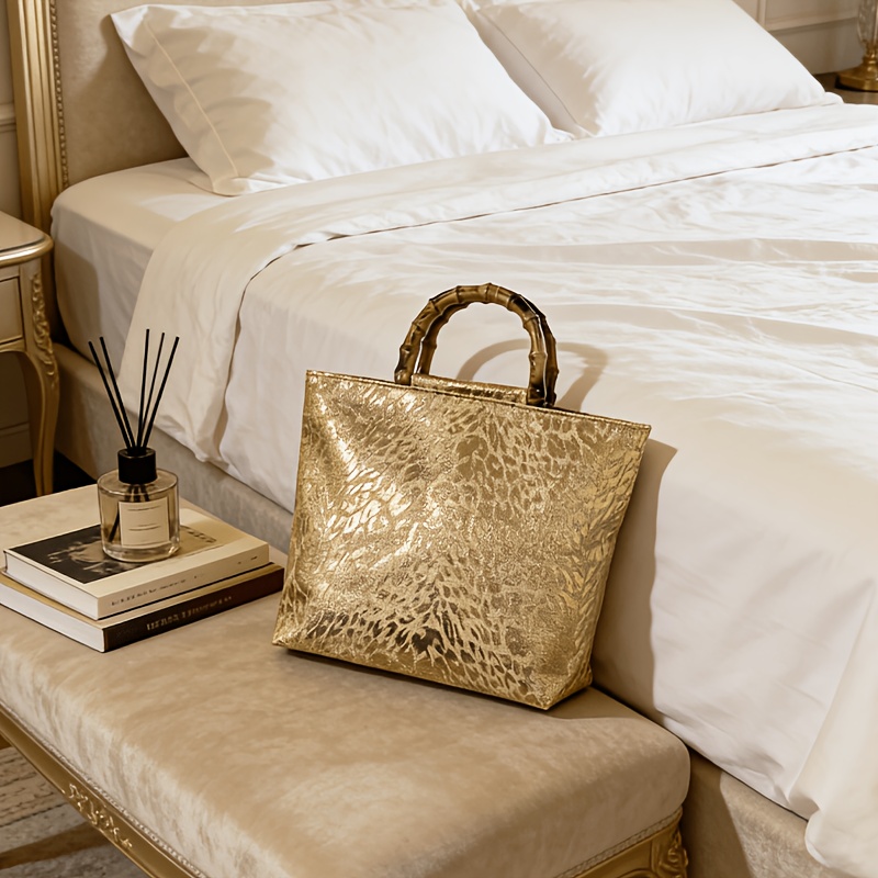 Luxury Bags Tote - Легкая роскошная сумка-тоут из жаккарда с