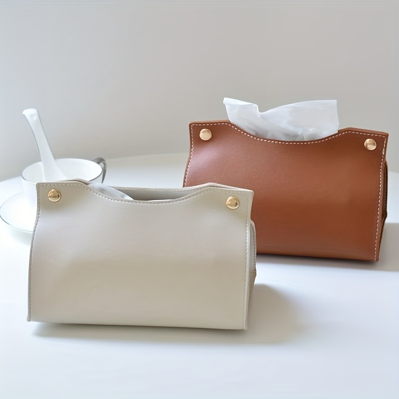Luxury Bags - Персонализированная кожаная коробка для салфеток класса