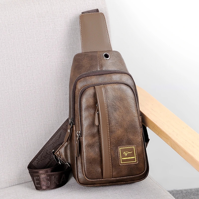 Luxury Bags For Men Brands - Роскошная брендовая нагрудная сумка кенгуру, мужская