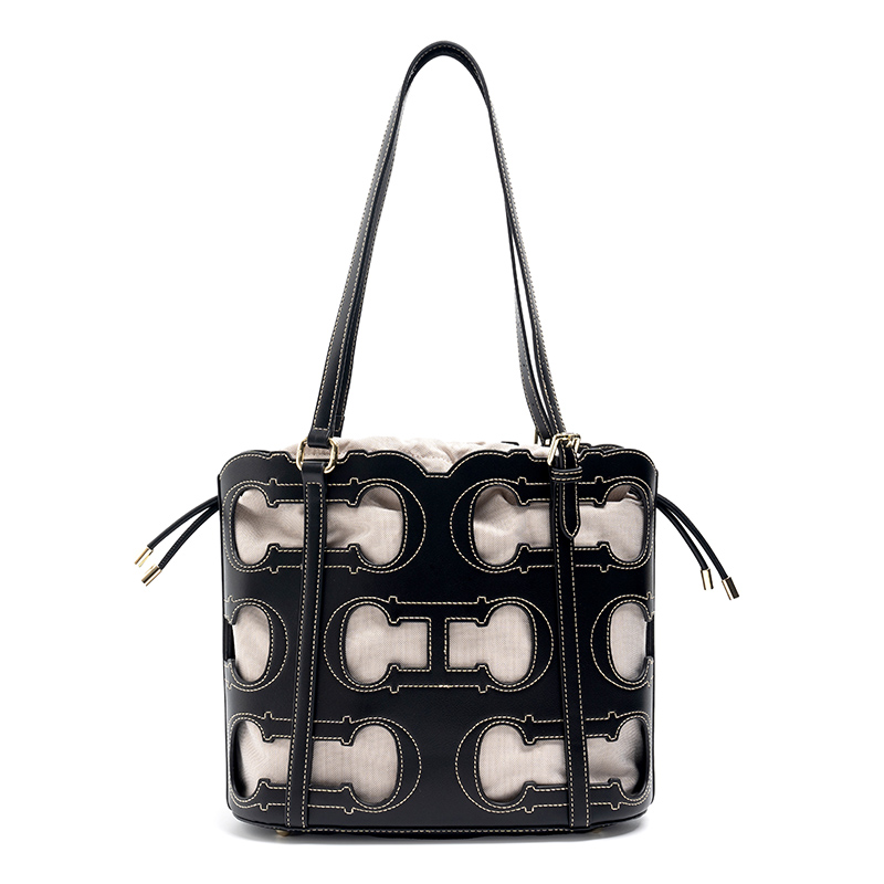 Luxury Bags No Logo - Сумка-тоут CH с вырезанным логотипом, большая
