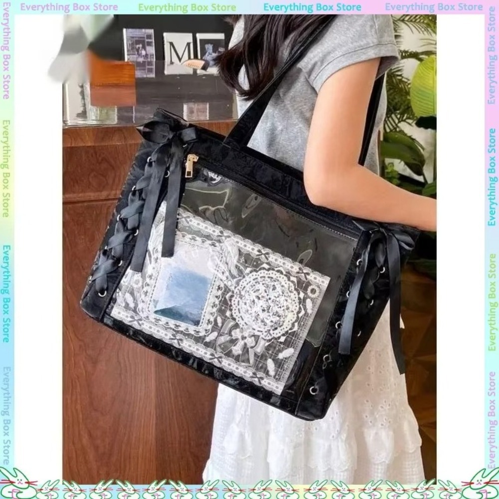 Luxury Bags Tote - Универсальная модная сумка-итабэг с лентами, большая