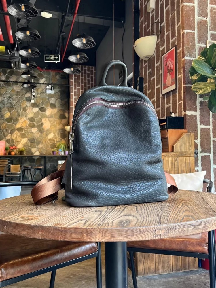 Мягкий повседневный рюкзак из  – обзор и цена Genuine Leather Backpack
