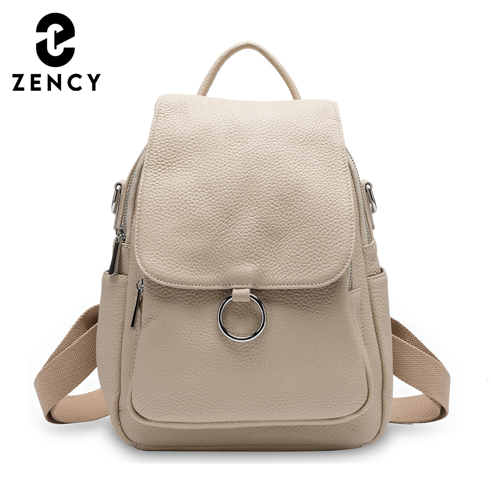 Новый модный женский рюкзак Ze – обзор и цена Genuine Leather Backpack