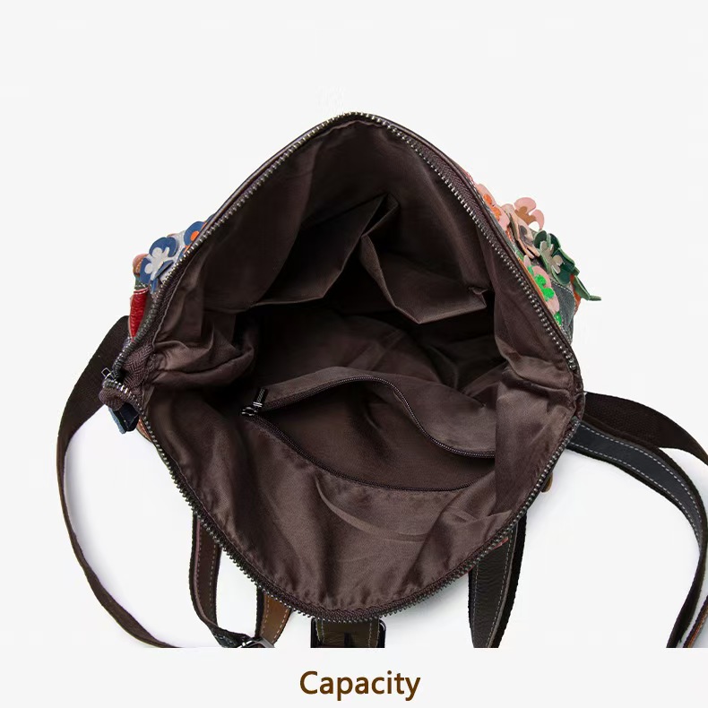 Винтажный женский рюкзак из на – обзор и цена Genuine Leather Backpack