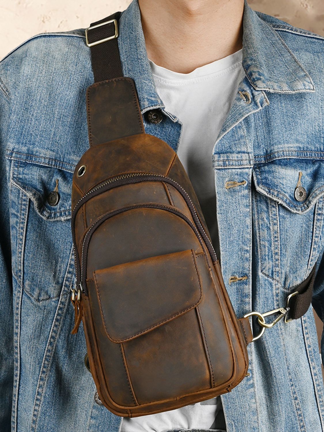 Дизайнерская роскошная многофу – обзор и цена Genuine Leather Backpack