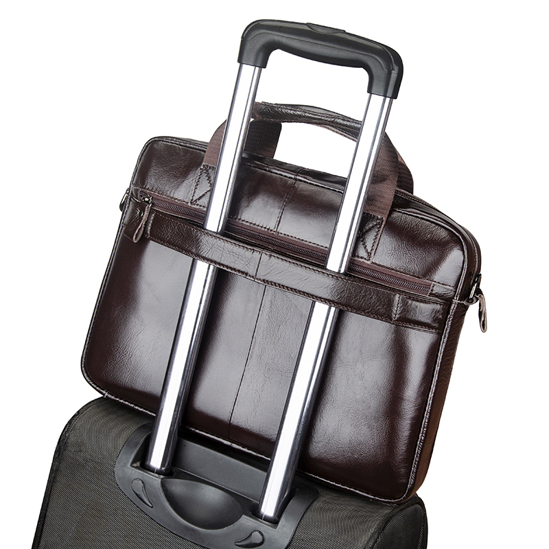 Мужской портфель из натурально – обзор и цена Laptop Bag Leather 15