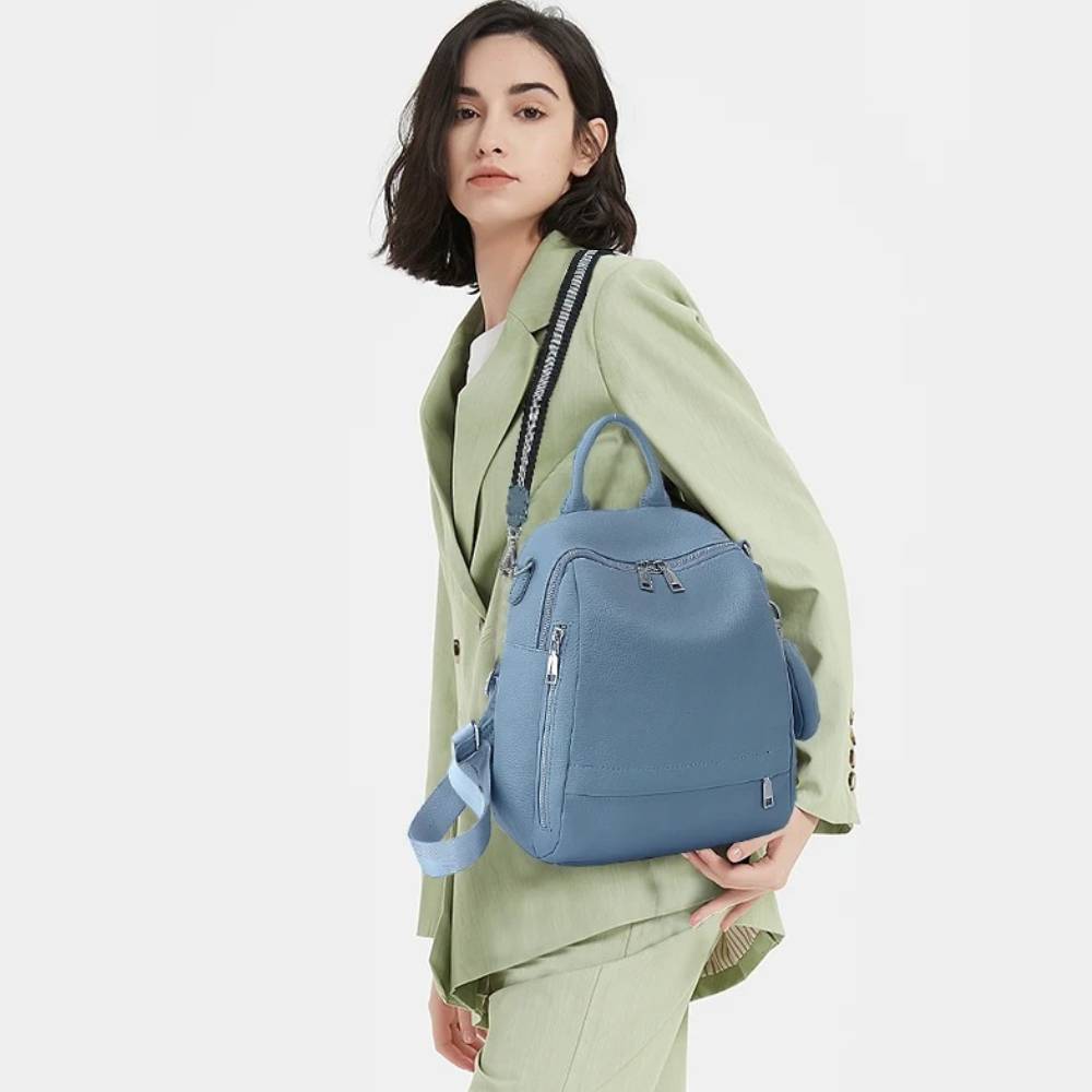 Женский рюкзак Zency из натура – обзор и цена Genuine Leather Backpack