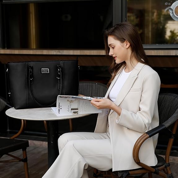 MOSISO большая сумка для женщи – обзор и цена Laptop Bag Leather 15