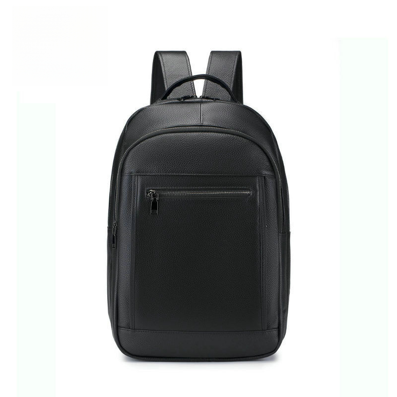 Кожаная мужская сумка на два п – обзор и цена Genuine Leather Backpack