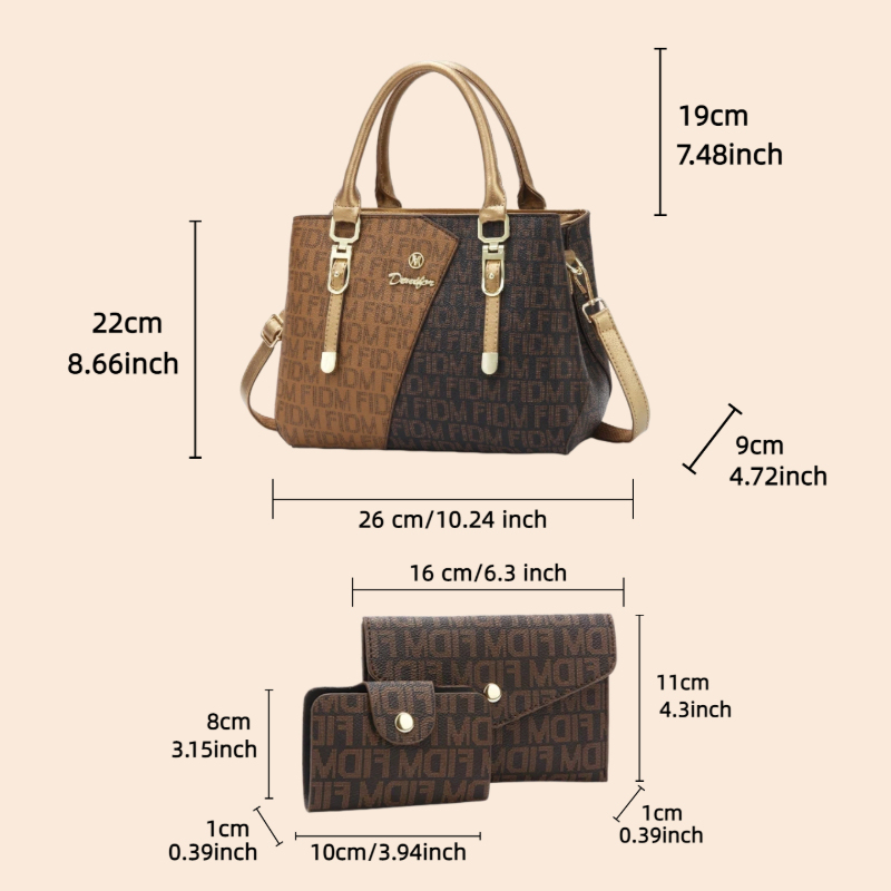 Набор из 3 женских сумок, роск – обзор и цена Luxury Bags
