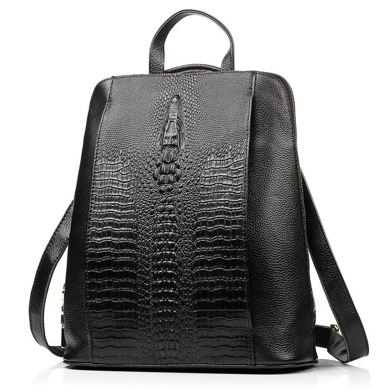 Рюкзак Zency из 100% натуральн – обзор и цена Genuine Leather Backpack