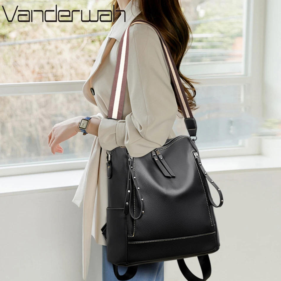 Брендовые Роскошные рюкзаки, м – обзор и цена Genuine Leather Backpack