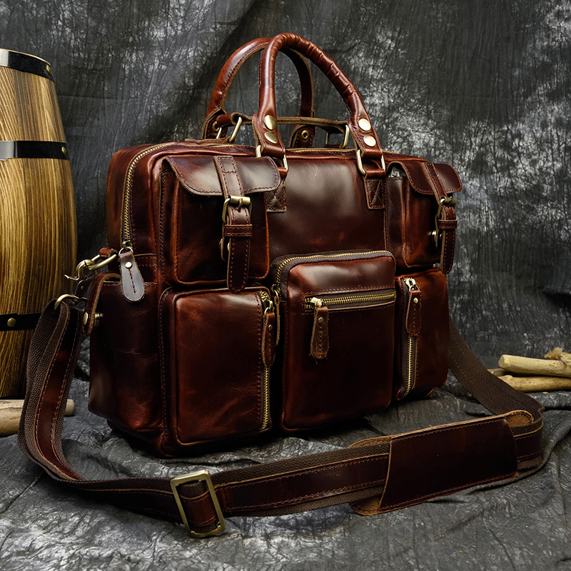 Портфель из натуральной кожи д – обзор и цена Laptop Bag Leather 15