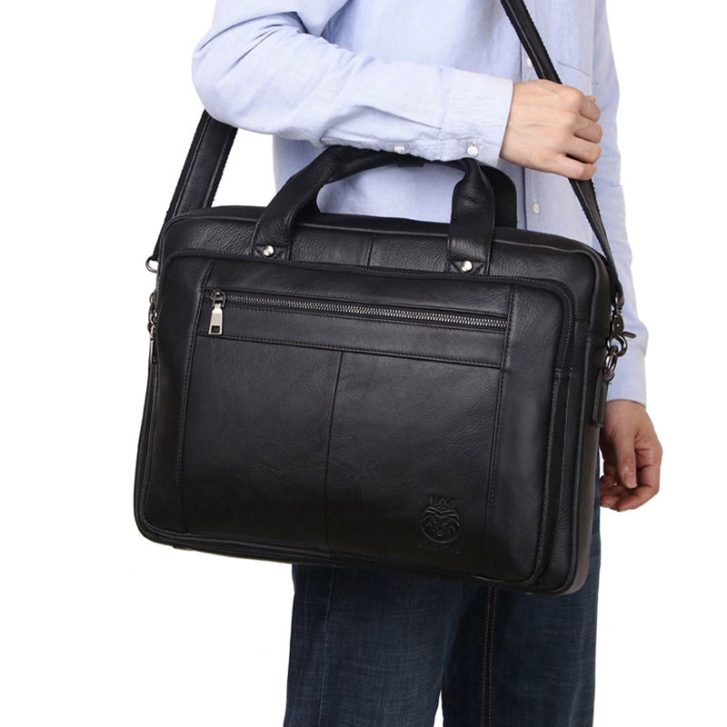 Деловые портфели из натурально – обзор и цена Laptop Bag Leather 15