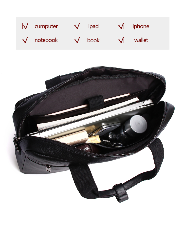 Деловые портфели из натурально – обзор и цена Laptop Bag Leather 15