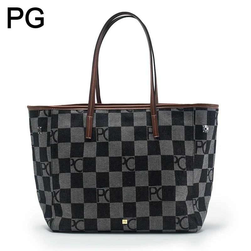 Сумка-тоут PG Checkerboard Mon – обзор и цена Tote Bag Leather Monogram