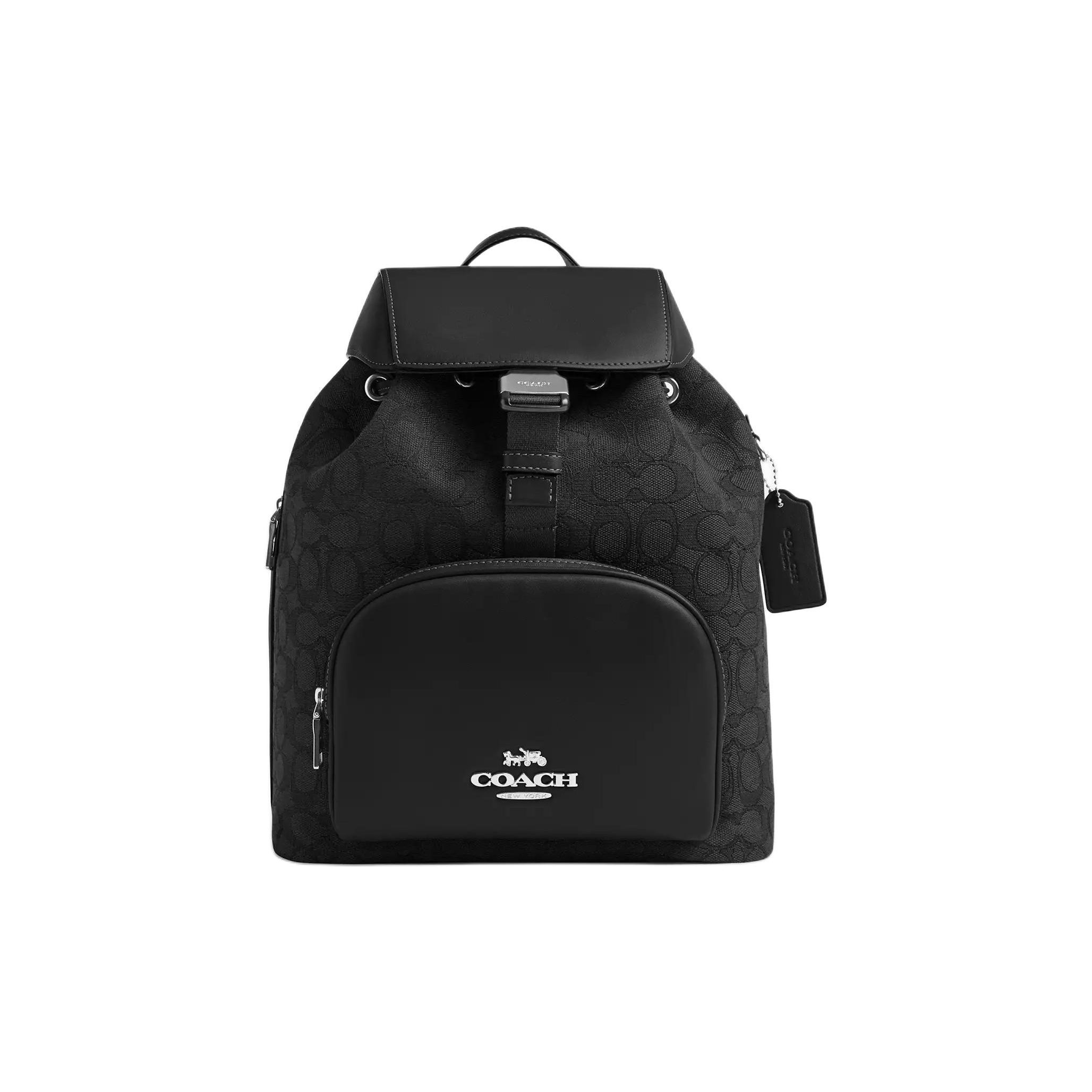 Рюкзак COACH PACE из жаккарда  – обзор и цена Genuine Leather Backpack
