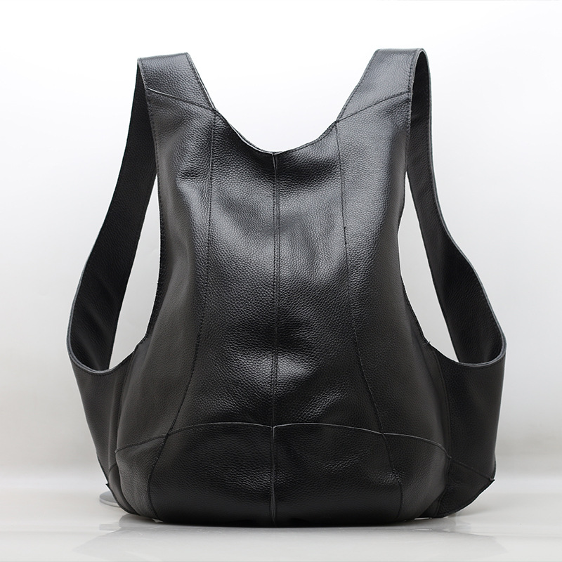 Рюкзак мужской из натуральной  – обзор и цена Genuine Leather Backpack