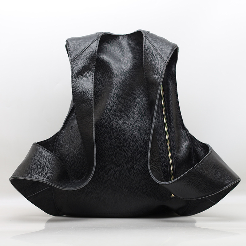 Рюкзак мужской из натуральной  – обзор и цена Genuine Leather Backpack