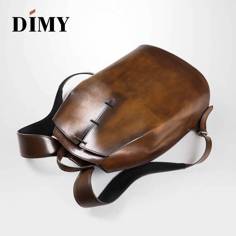 DIMY 2025: Новая мужская сумка – обзор и цена Genuine Leather Backpack