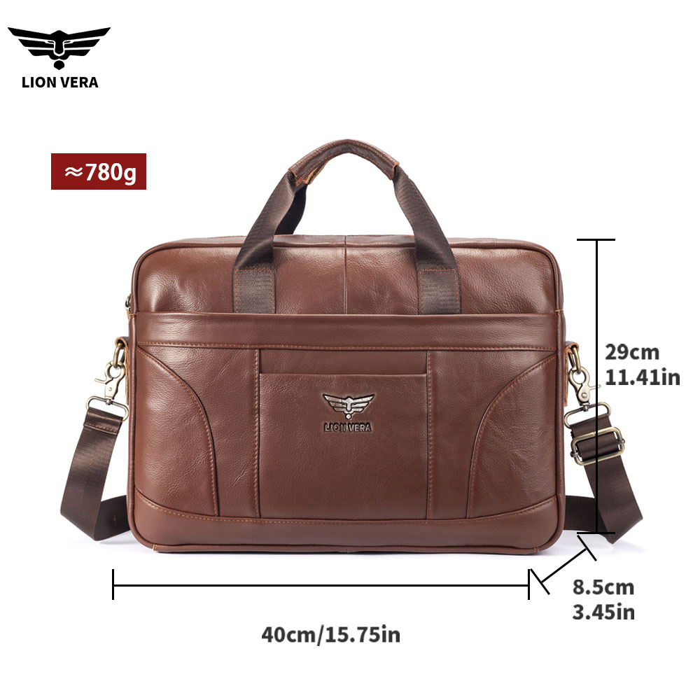 LION VERA Натуральная кожа, де – обзор и цена Laptop Bag Leather 15