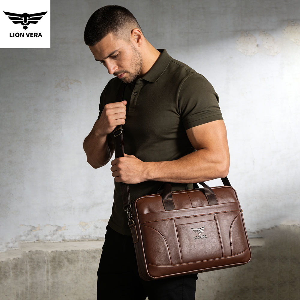 LION VERA Натуральная кожа, де – обзор и цена Laptop Bag Leather 15