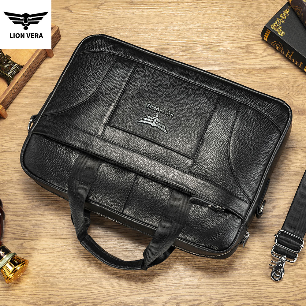 LION VERA Натуральная кожа, де – обзор и цена Laptop Bag Leather 15