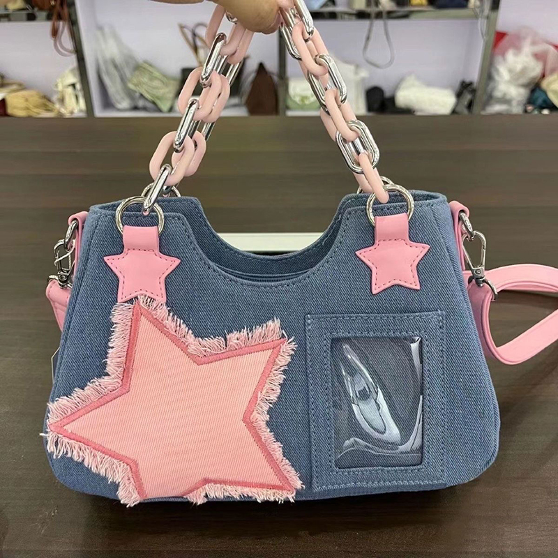 Джинсовая женская сумка-шоппер – обзор и цена Luxury Bags Tote
