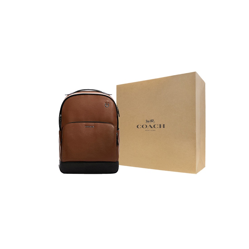 Рюкзак COACH Graham из натурал – обзор и цена Genuine Leather Backpack