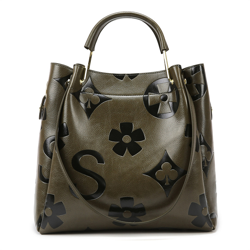 Женская сумка с тисненым моног – обзор и цена Tote Bag Leather Monogram
